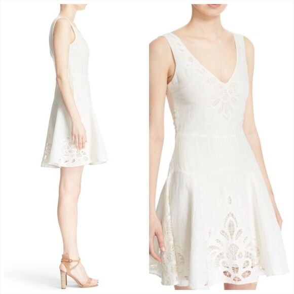 Joie Suzanna Lace Fit & Flare Dress - Picture 2 of 5